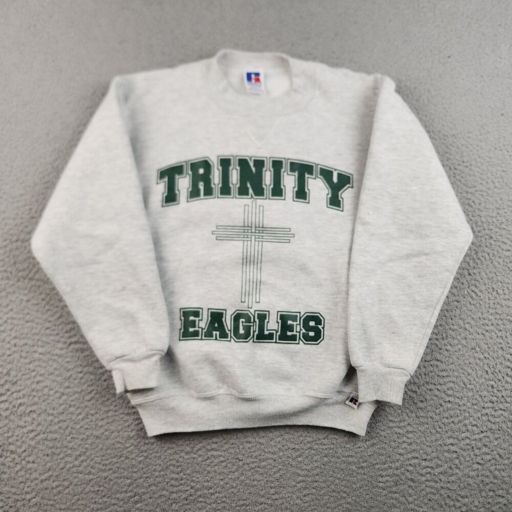 Vintage Russel Athletic Crew Neck Youth Small Trinity Lutheran Eagles Sweatshirt